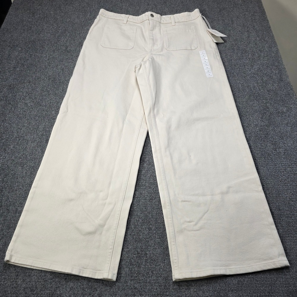 Women's Cream Flare & Wide Leg Jeans